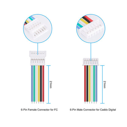 9240 1 connector cable set betafpv for digital vtx