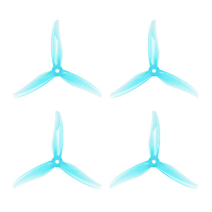 9447 2 propellers gemfan 51466 mck v2 3 blade 5mm shaft blue