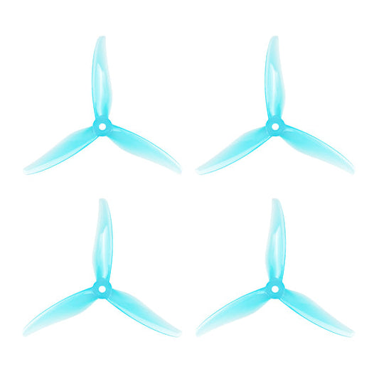9447 2 propellers gemfan 51466 mck v2 3 blade 5mm shaft blue